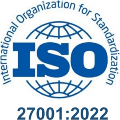 ISO/IEC 27001:2022 badge